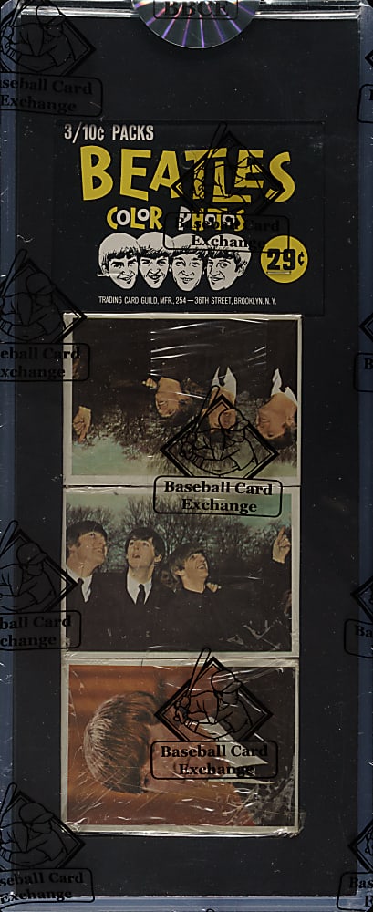 1964 Topps "Beatles - Color" Unopened Rack Pack - BBCE