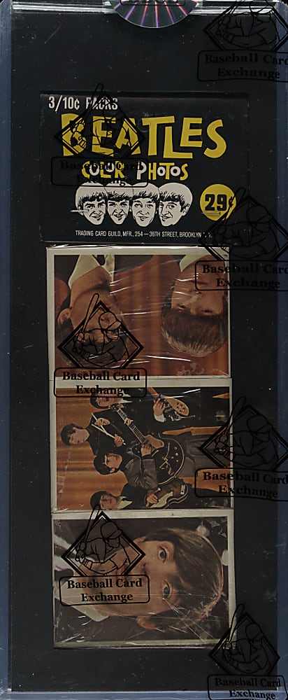 1964 Topps "Beatles - Color" Unopened Rack Pack - BBCE