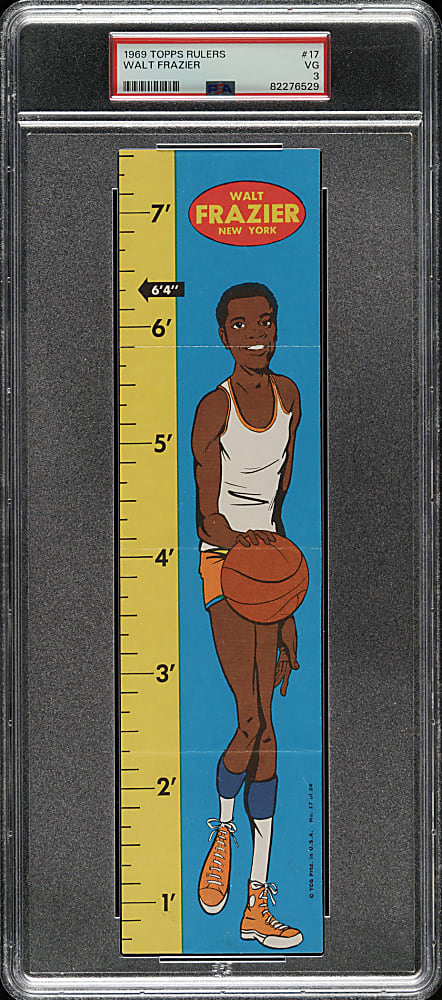 1969-1970 Topps Basketball Rulers #17 Walt Frazier PSA VG 3