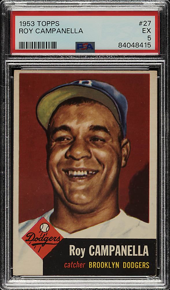1953 Topps #27 Roy Campanella PSA EX 5