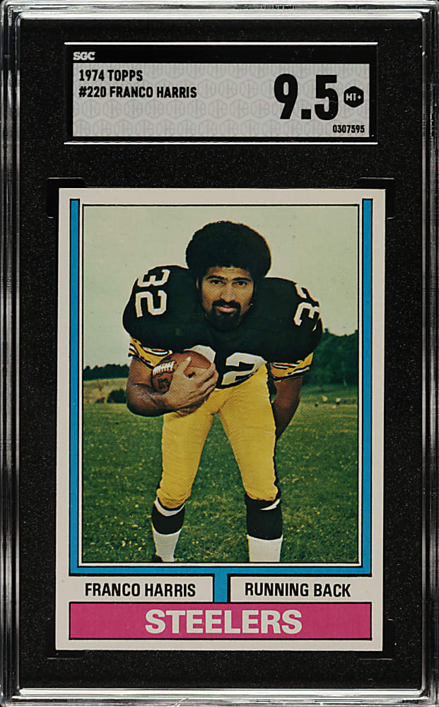 1974 Topps Football #220 Franco Harris SGC MINT+ 9.5