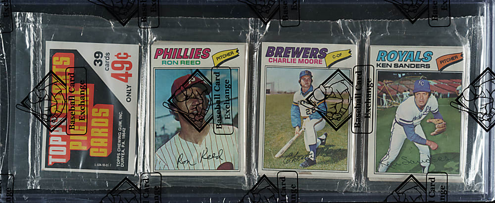 1977 Topps Unopened Rack Pack - BBCE