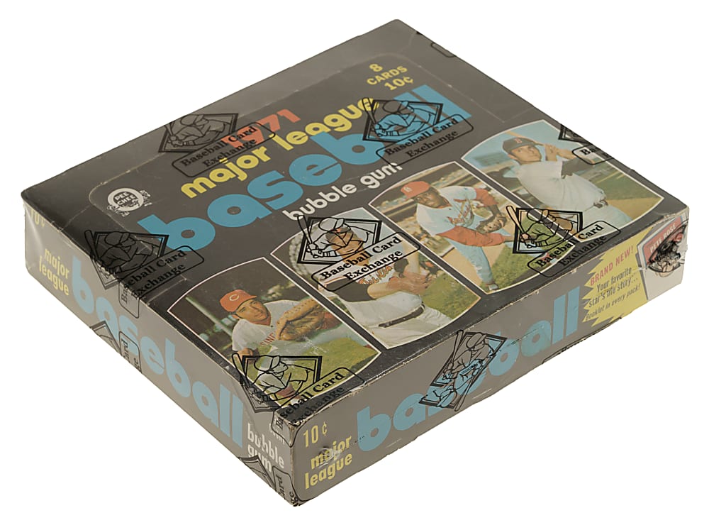 1971 O-Pee-Chee Unopened Wax Box (36 Packs) - BBCE