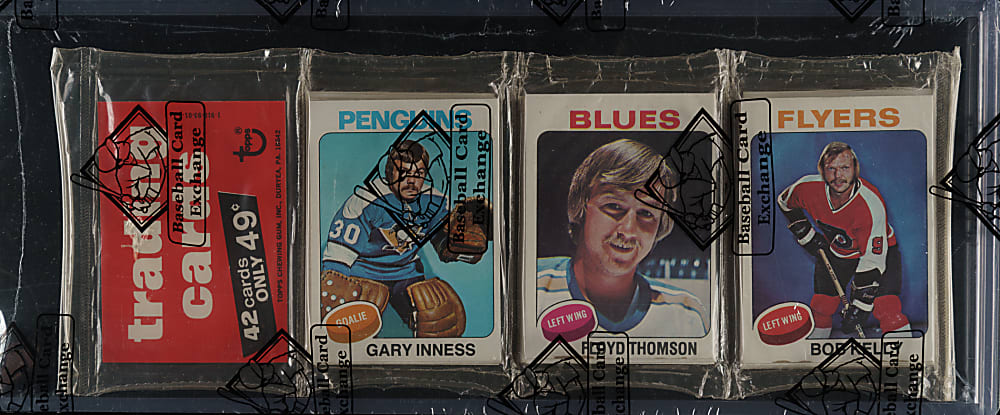 1975-1976 Topps Hockey Unopened Rack Pack - BBCE