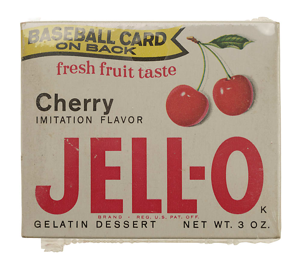 1963 Jell-O Original Unopened Box with #80 Carl Yastrzemski