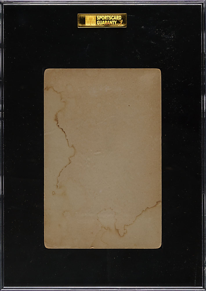 Circa 1890s John L. Sullivan "Champions of the World" Boxing Cabinet SGC VG 40