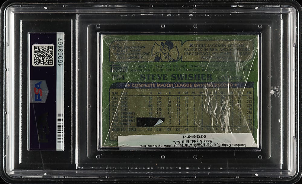 1982 Topps Unopened Cello Pack PSA MINT 9 - RBI Leaders with Mike Schmidt and Eddie Murray on Top