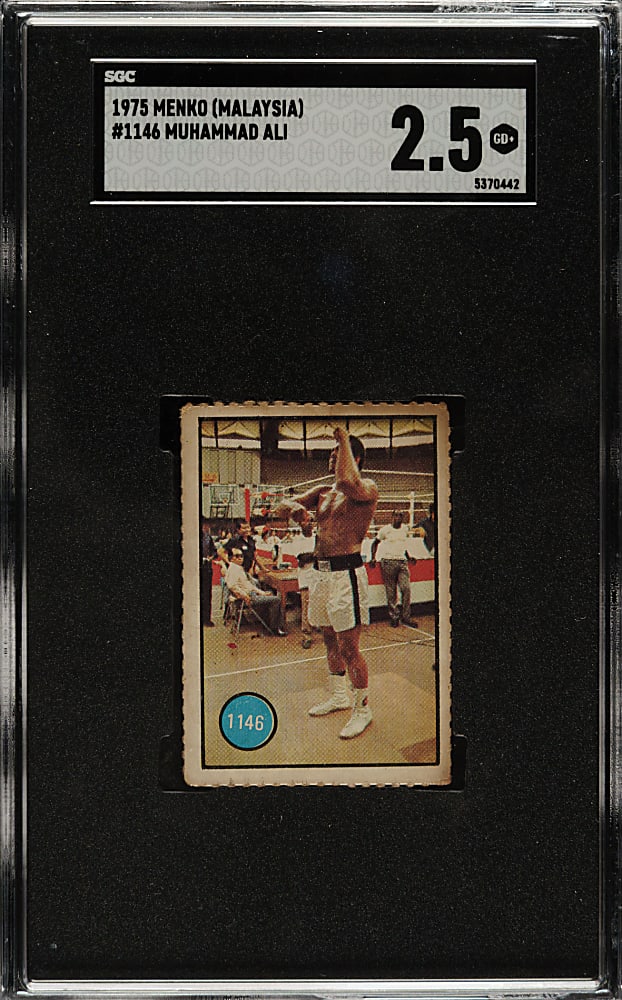 1975 Menko (Malaysia) Boxing #1146 Muhammad Ali SGC GOOD+ 2.5