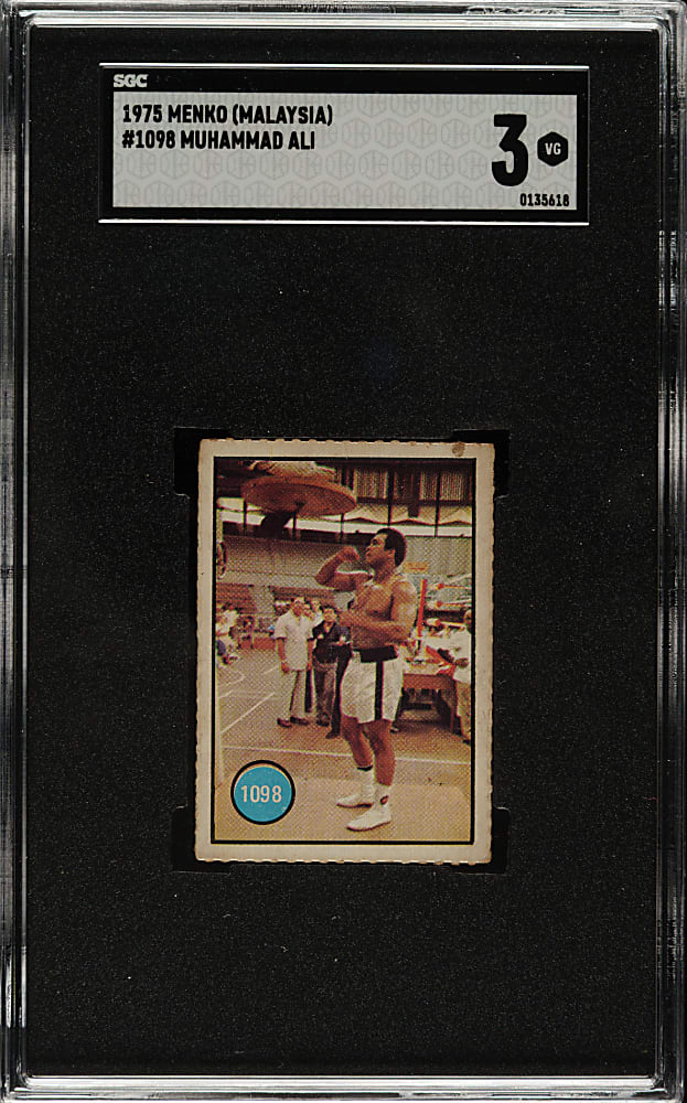 1975 Menko (Malaysia) Boxing #1098 Muhammad Ali SGC VG 3