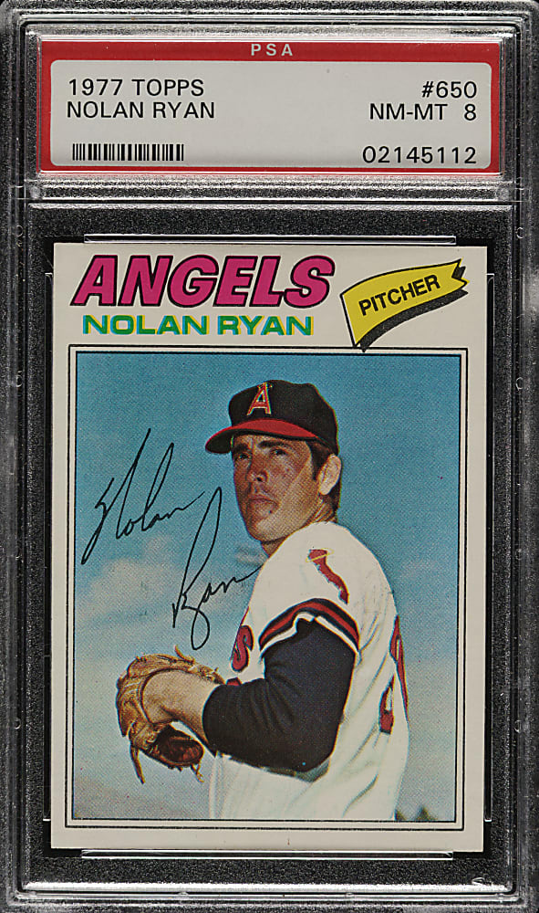 1977 Topps #650 Nolan Ryan PSA NM-MT 8