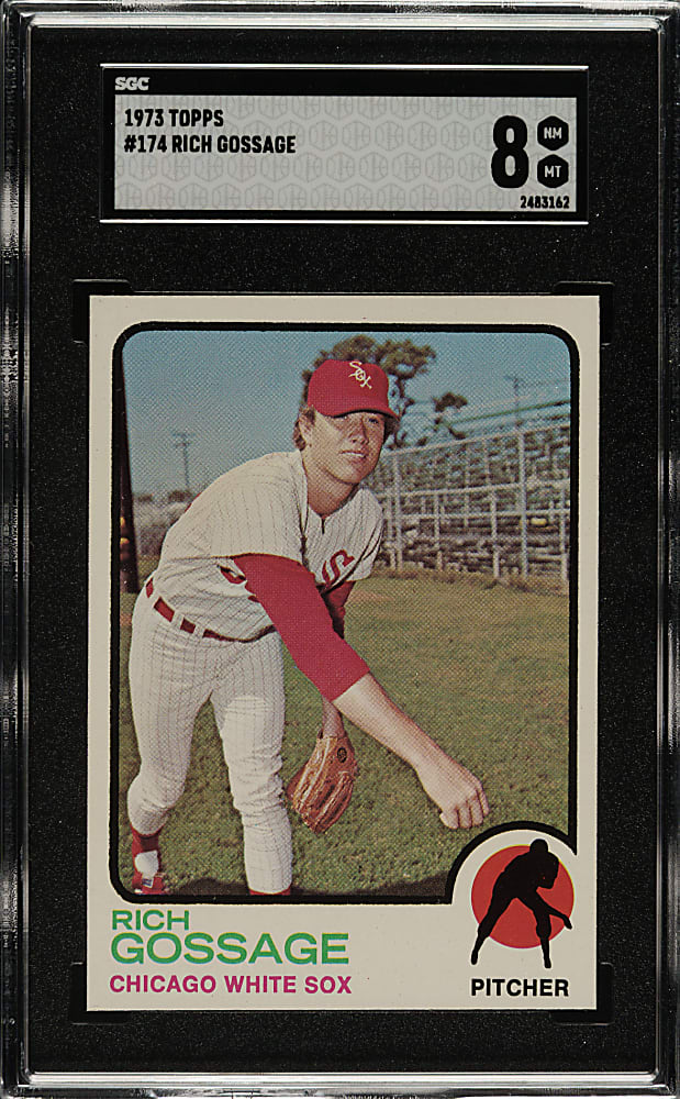 1973 Topps #174 Rich "Goose" Gossage Rookie SGC NM/MT 8