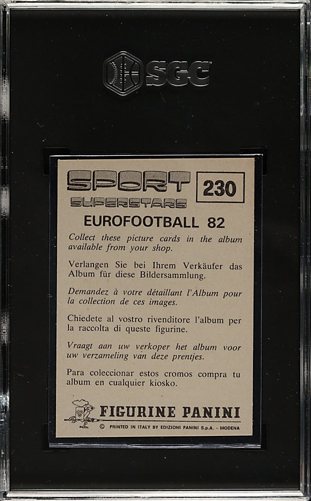 1982 Panini Soccer #230 Diego Maradona SGC EX/NM 6