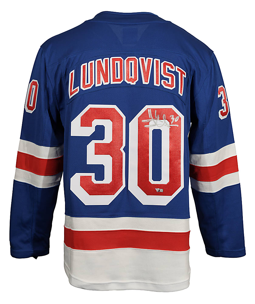 Henrik Lundqvist Signed New York Rangers Jersey - Fanatics