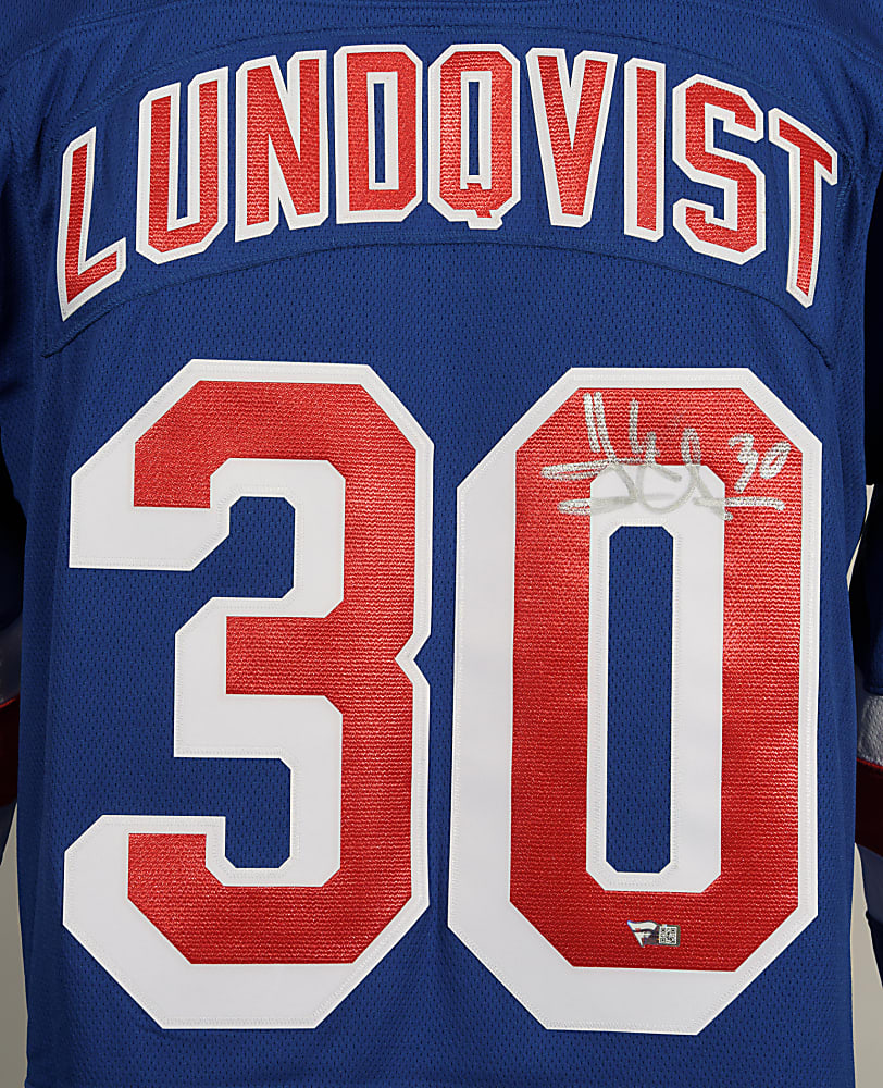 Henrik Lundqvist Signed New York Rangers Jersey - Fanatics