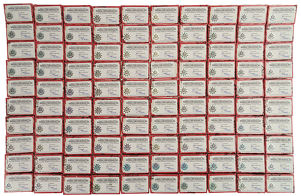 1986 Topps Traded Original Factory-Set Case (100 Unopened Sets) - BBCE - From A Sealed Case (FASC)