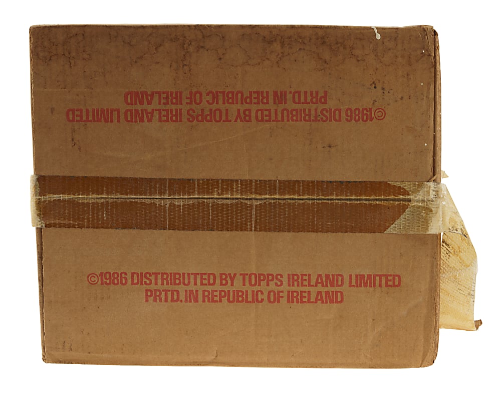 1986 Topps Traded Original Factory-Set Case (100 Unopened Sets) - BBCE - From A Sealed Case (FASC)