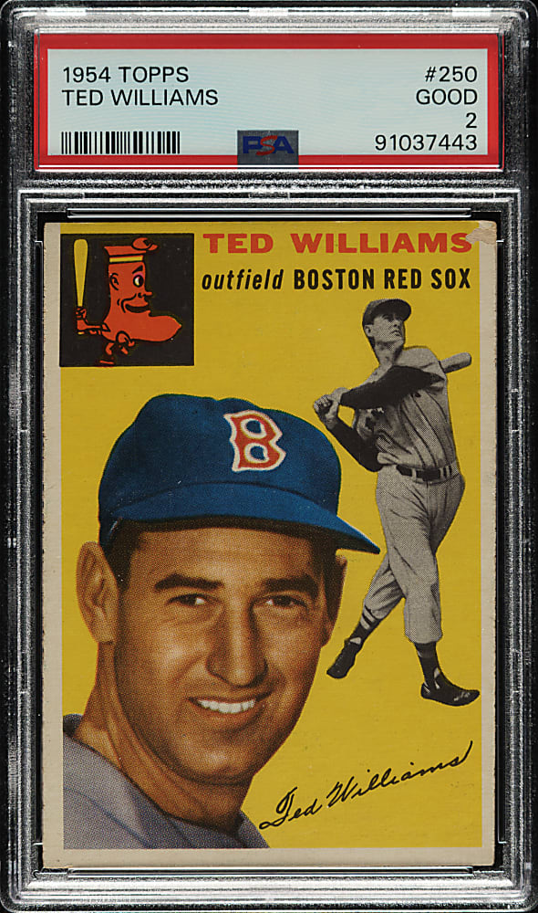 1954 Topps #250 Ted Williams PSA GOOD 2