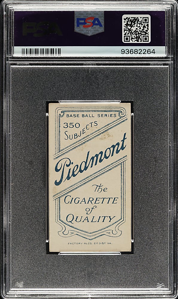 1909-1911 T206 White Border Lucky Wright PSA EX-MT 6