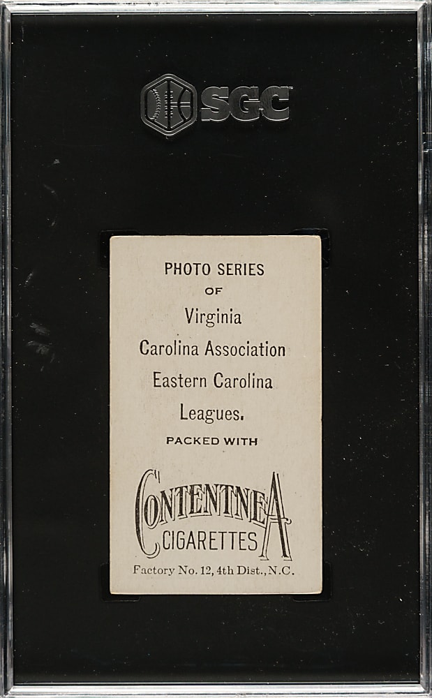 1910 T209 Contentnea Cigarettes "Photo Series" Frank King SGC VG/EX+ 4.5