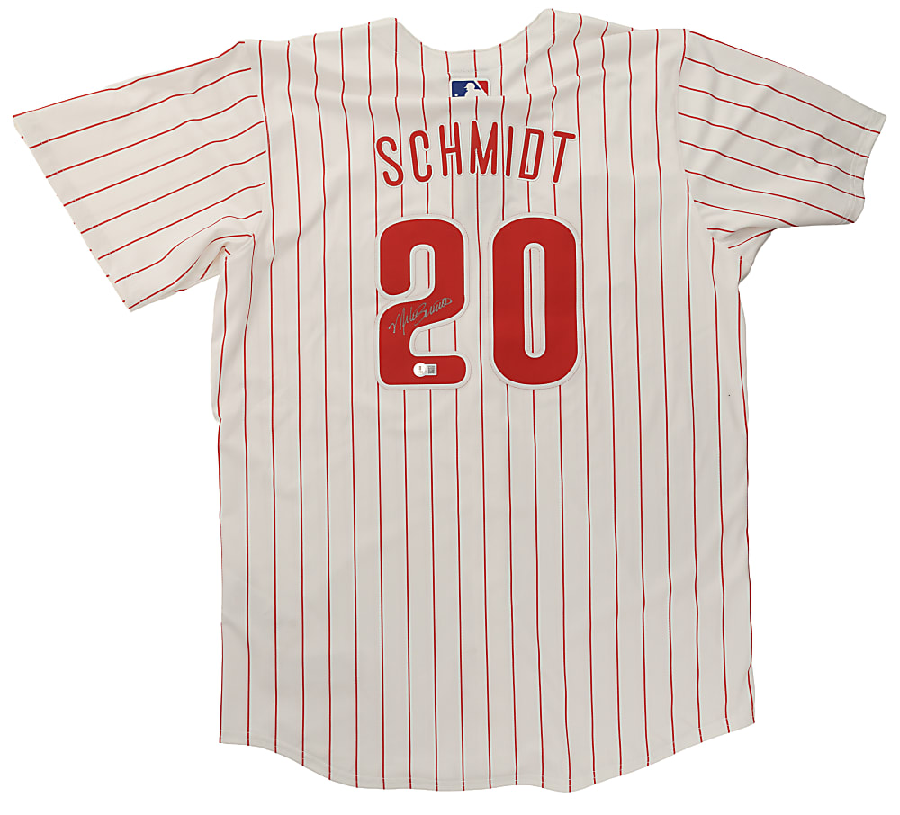 Mike Schmidt Signed Philadelphia Phillies Jersey - Beckett