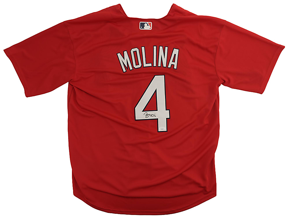 Yadier Molina Signed St. Louis Cardinals Jersey - JSA
