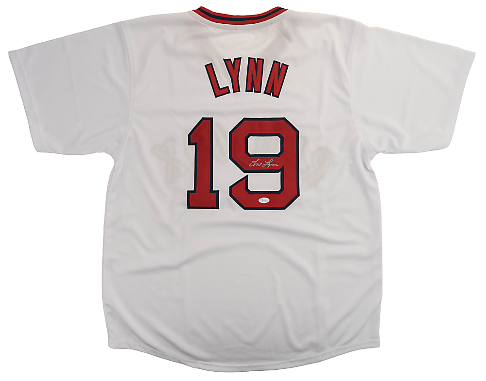 Fred Lynn Signed Boston Red Sox Jersey - JSA