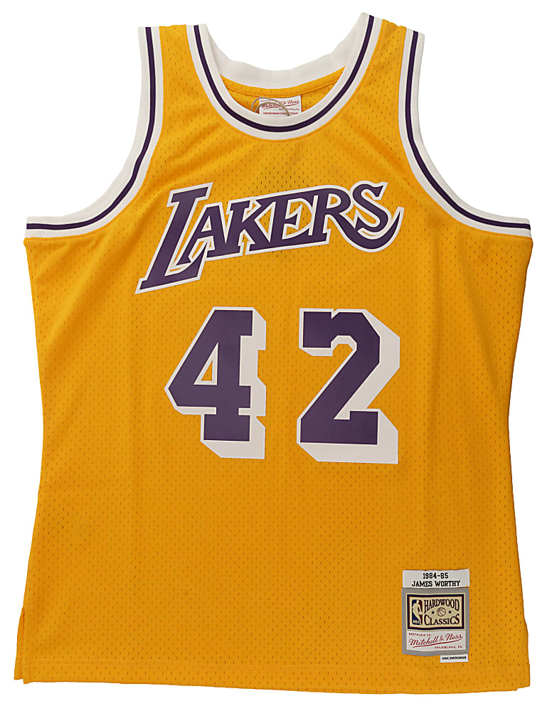 James Worthy Signed Los Angeles Lakers Jersey with "Big Game" Inscription - Fanatics