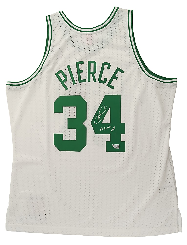 Paul Pierce Signed Boston Celtics Jersey with "08 Finals MVP" Inscription - Fanatics