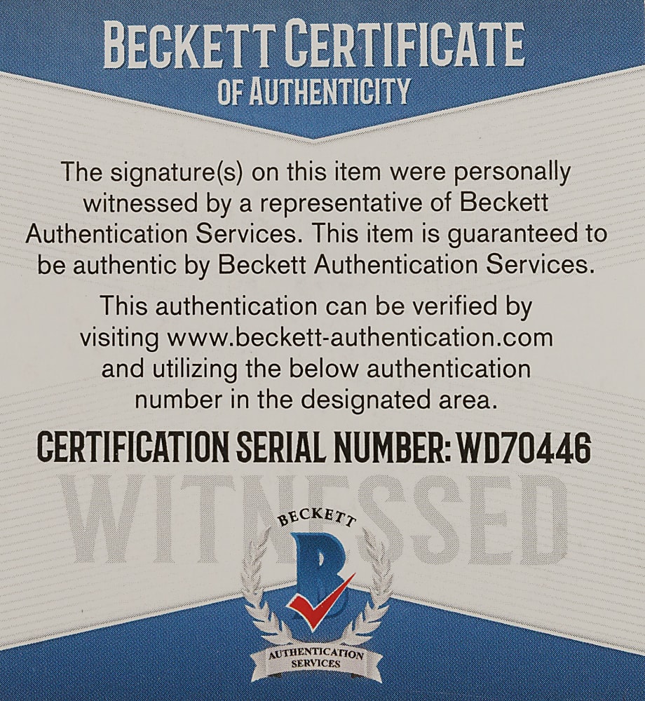 Deion Sanders Signed Atlanta Braves Jersey - Beckett