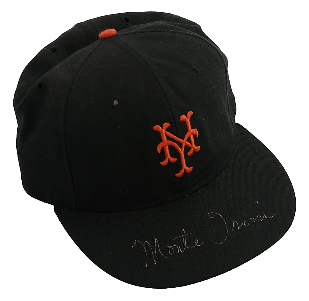Monte Irvin Signed New York Giants Cap - Beckett