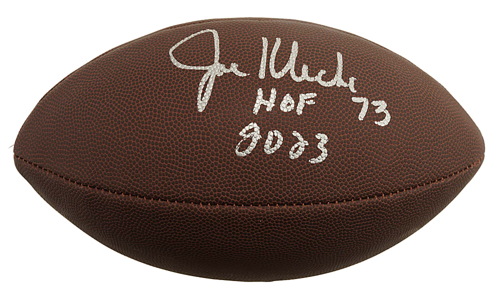 Joe Klecko Signed Football with "HOF 2023" Inscription - Beckett