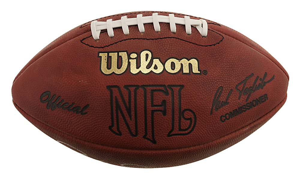 Gale Sayers Signed Football with "ROY '65" and "HOF '77" Inscriptions - JSA