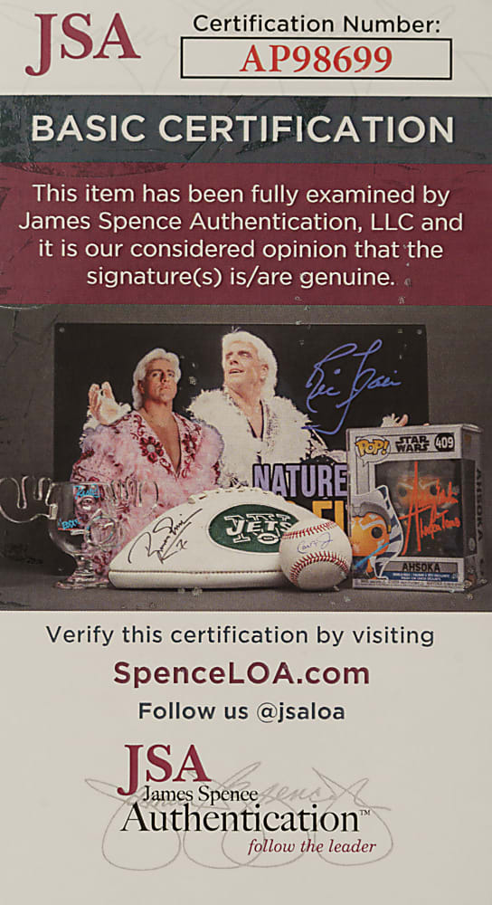 Brian Urlacher Signed Football - JSA
