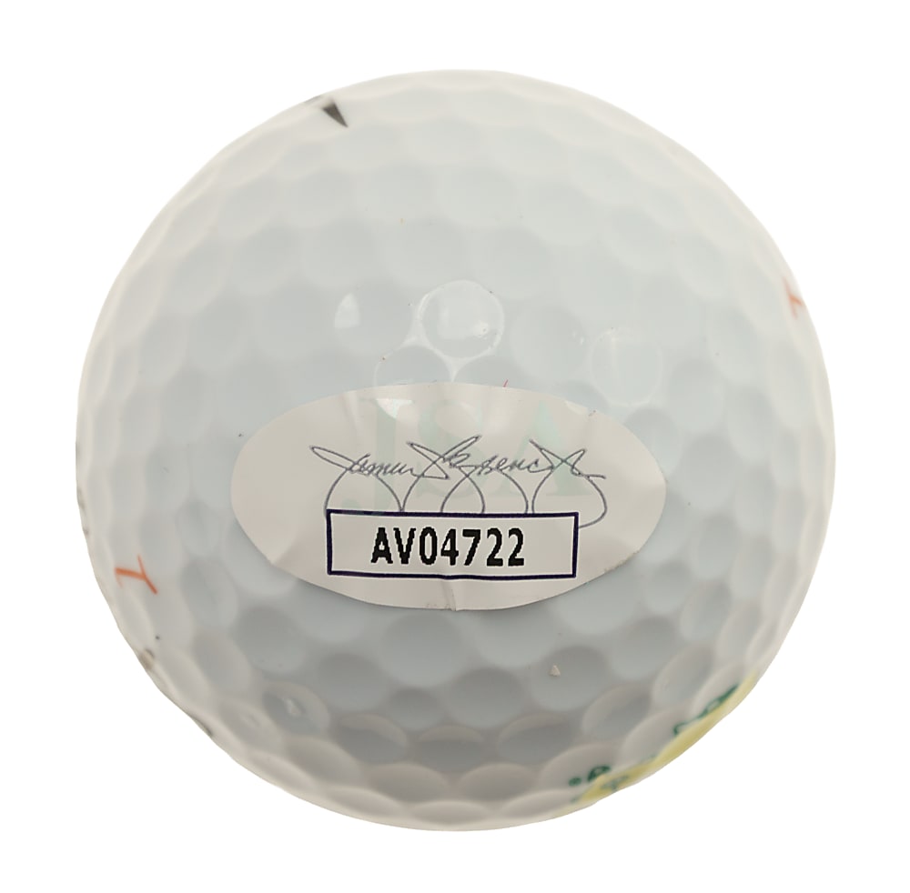 Justin Thomas Signed Masters Golf Ball - JSA