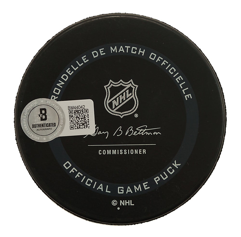 Patrick Roy Signed Colorado Avalanche Hockey Puck - Beckett