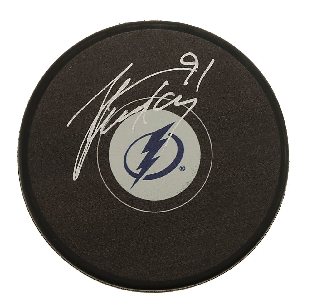 Steven Stamkos Signed Tampa Bay Lightning Hockey Puck - Fanatics