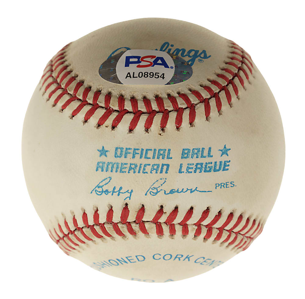 Mickey Mantle Single-Signed Baseball - PSA/DNA