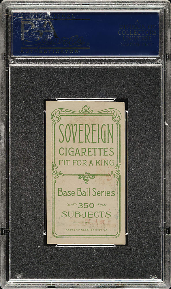 1909-1911 T206 White Border Christy Mathewson Dark Cap PSA NM 7 - Sovereign 350 Back - 1 of 2 - Highest Graded!