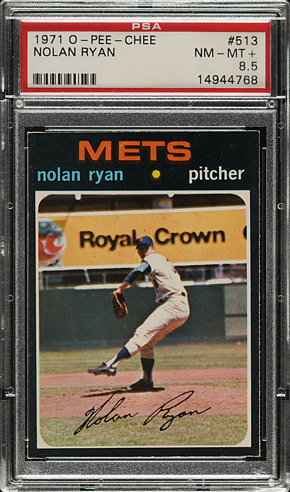 1971 O-Pee-Chee #513 Nolan Ryan PSA NM-MT+ 8.5