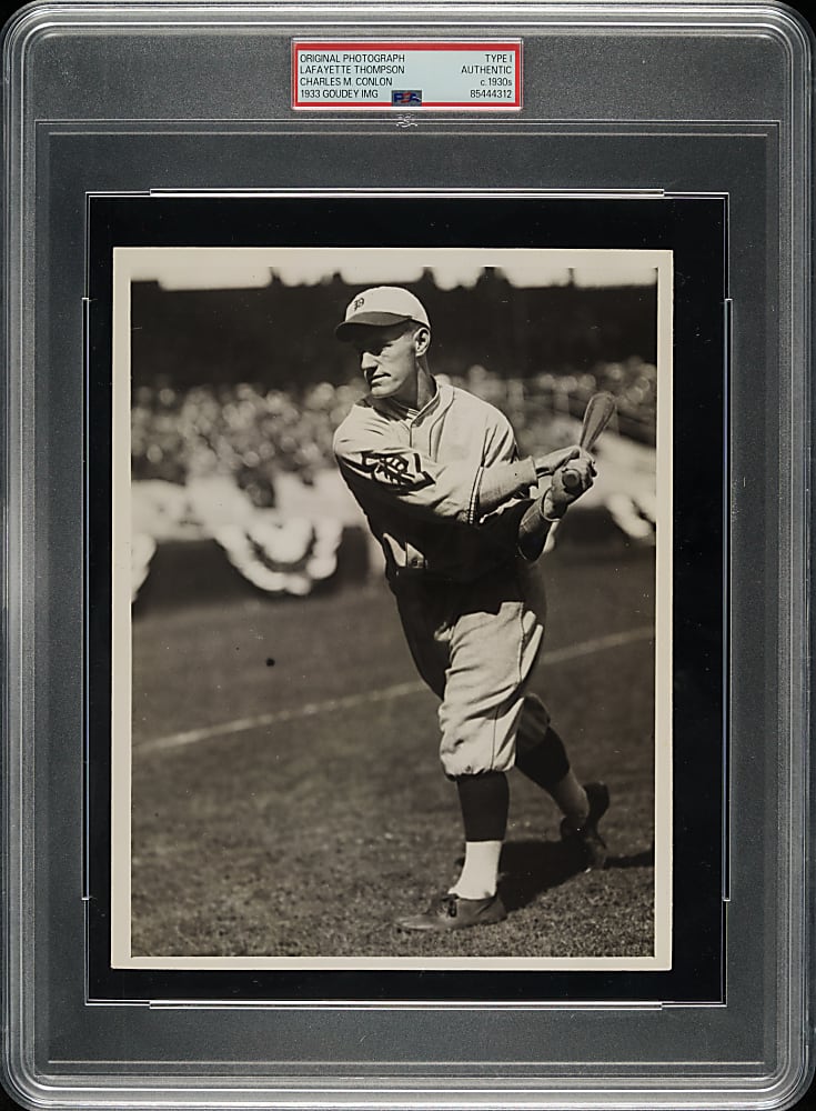 Circa 1930s Lafayette Thompson Original Charles Conlon Photograph PSA/DNA Type I - Image Used for 1933 Goudey Card!