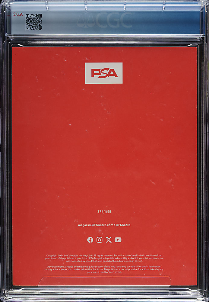 2024 PSA Magazine with Lebron James CGC 9.4
