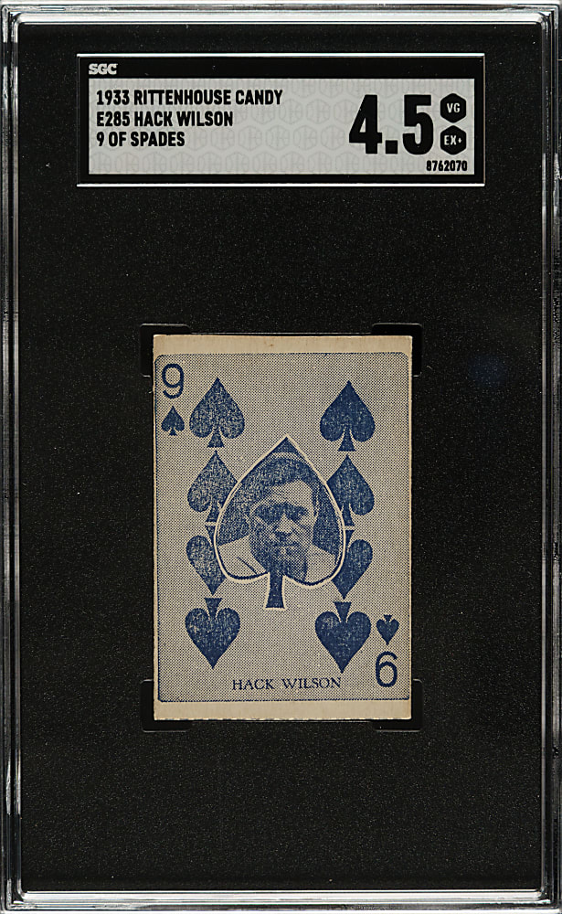 1933 E285 Rittenhouse Candy Hack Wilson SGC VG/EX+ 4.5