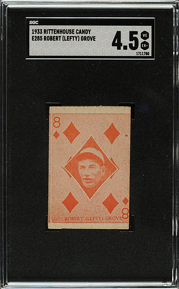 1933 E285 Rittenhouse Candy Lefty Grove SGC VG/EX+ 4.5