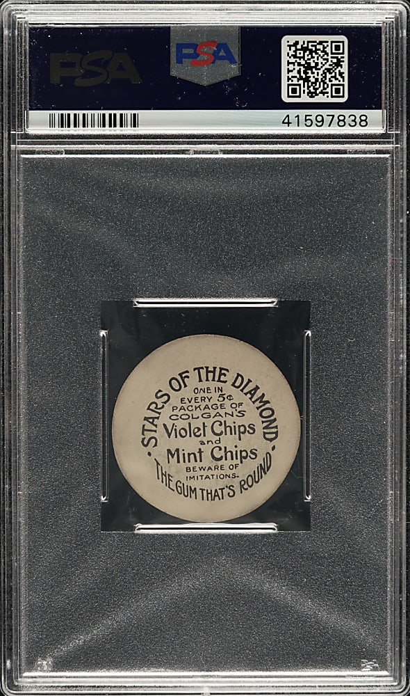 1909-1911 E254 Colgan's Chips Mike Mitchell PSA NM-MT 8
