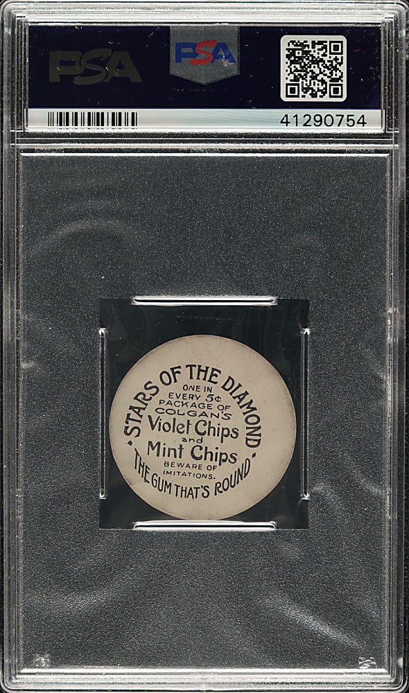 1909-1911 E254 Colgan's Chips Ed Abbaticchio PSA NM-MT 8