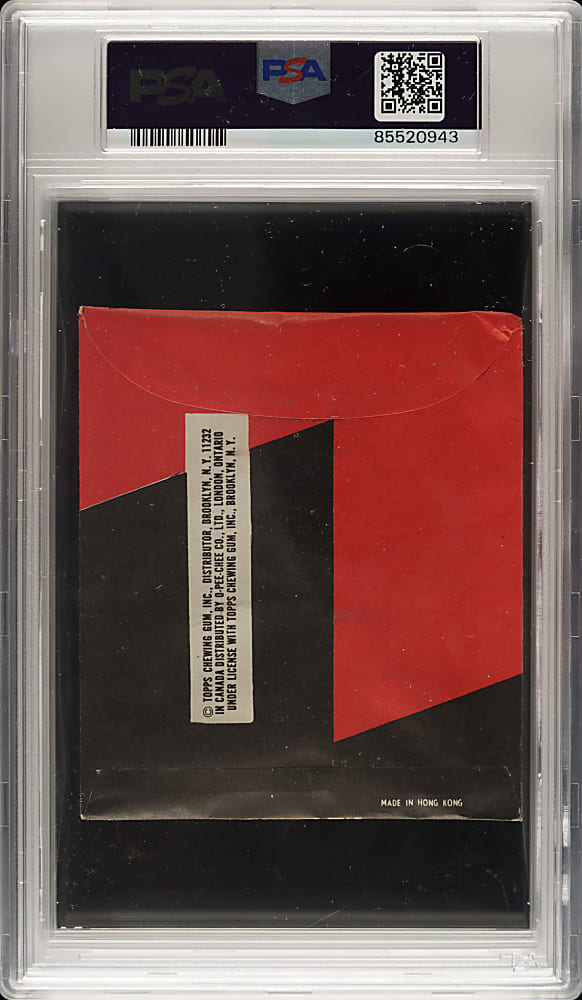 1968-1971 Topps "Pop-Ups" Unopened Paper Pack PSA NM-MT 8