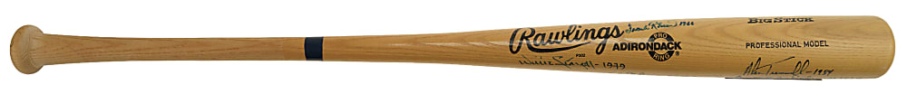 World Series MVPs Multi-Signed Bat (10 Signatures) - JSA
