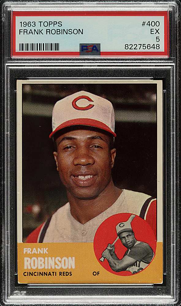1963 Topps #400 Frank Robinson PSA EX 5