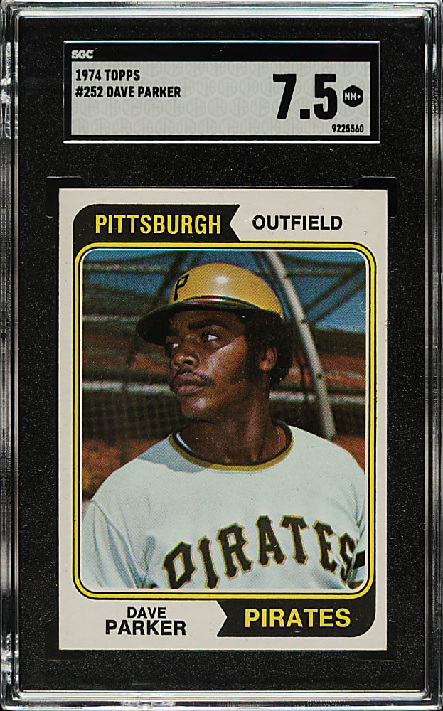 1974 Topps #252 Dave Parker Rookie SGC NM+ 7.5