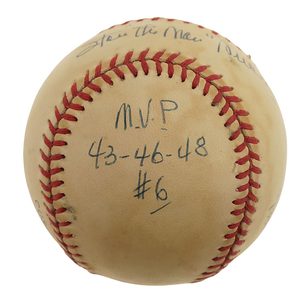 Stan Musial Single-Signed "Stat" Baseball - JSA